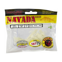 Съедобные искусственные твистеры LUCKY JOHN LJ Pro Series NAYADA 2.0in, цвет 033, 9шт. 140154-033