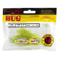 Съедобные искусственные твистеры LUCKY JOHN LJ Pro Series BUG 2.5in, цвет S15, 8шт. 140169-S15