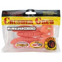 Съедобные искусственные твистеры LUCKY JOHN LJ Pro Series CRUSHER GRUB 4,5in, F05, 4шт. 140158-F05