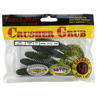 Съедобные искусственные твистеры LUCKY JOHN LJ Pro Series CRUSHER GRUB 3,9in, цвет PA01, 5шт. 140157-PA01