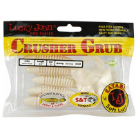 Съедобные искусственные твистеры LUCKY JOHN LJ Pro Series CRUSHER GRUB 3,9in, цвет 026, 5шт. 140157-026