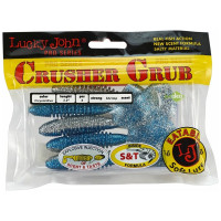 Съедобные искусственные твистеры LUCKY JOHN LJ Pro Series CRUSHER GRUB 3,9in, цвет T05, 5шт. 140157-T05