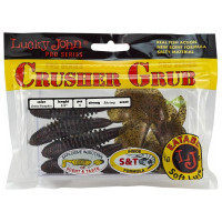 Съедобные искусственные твистеры LUCKY JOHN LJ Pro Series CRUSHER GRUB 3,9in, цвет PA03, 5шт. 140157-PA03