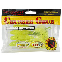 Съедобные искусственные твистеры LUCKY JOHN LJ Pro Series CRUSHER GRUB 3,9in, цвет 071, 5шт. 140157-071
