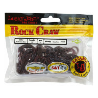 Съедобные искусственные твистеры LUCKY JOHN LJ Pro Series ROCK CRAW 2.0in, цвет S19, 10шт. 140123-S19