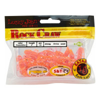 Съедобные искусственные твистеры LUCKY JOHN LJ Pro Series ROCK CRAW 2.0in, цвет 016, 10шт. 140123-016