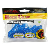 Съедобные искусственные твистеры LUCKY JOHN LJ Pro Series ROCK CRAW 2.0in, цвет 087, 10шт. 140123-087