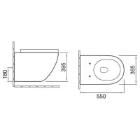 Подвесной унитаз Vincea VT1-14