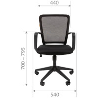 Компьютерное кресло CHAIRMAN 698 TW-04 серый 00-07058333