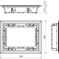 Распределительный люк-крышка KOPOS PP 80/K-5_LB