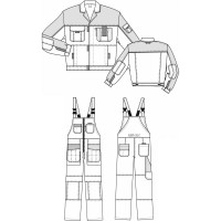 Костюм СОЮЗСПЕЦОДЕЖДА Профессионал-2 василек/светло-серый, р. 48-50, рост 182-188 1960008002040