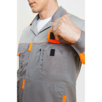 Костюм СОЮЗСПЕЦОДЕЖДА Профессионал-2, темно-серый/светло-серый, р. 52-54, рост 182-188 1960008001067