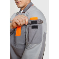 Костюм СОЮЗСПЕЦОДЕЖДА Профессионал-2, темно-серый/светло-серый, р. 52-54, рост 182-188 1960008001067