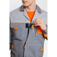 Костюм СОЮЗСПЕЦОДЕЖДА Профессионал-2, темно-серый/светло-серый, р. 44-46, рост 170-176 1960008001029