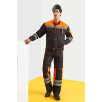 Костюм СОЮЗСПЕЦОДЕЖДА Профессионал-2 СОП черный/оранжевый, р. 64-66, рост 182-188 2000000095608