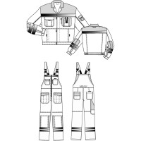 Костюм СОЮЗСПЕЦОДЕЖДА Профессионал-2 СОП черный/оранжевый, р. 64-66, рост 182-188 2000000095608