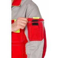 Костюм СОЮЗСПЕЦОДЕЖДА Профессионал-2 красный/светло-серый, р. 48-50, рост 182-188 1960008004044