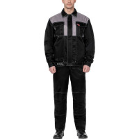 Мужской костюм СОЮЗСПЕЦОДЕЖДА MARS черный/светло-серый, р. 44-46, рост 170-176 2000000096841