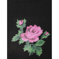 Хозяйственные нейлоновые перчатки с обливом TEGERA черный/розовый, размер 6 90067-6