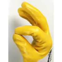 Перчатки рабочие из синтетического материала TEGERA нитрил, обливка на 3/4, размер 10 722-10