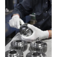 Перчатки из синтетического материала TEGERA, обливные, с полиуретаном МБС, белый, размер 9 867-9