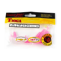 Съедобные искусственные виброхвосты LUCKY JOHN LJ Pro Series TIOGA 2.0in, цвет F05, 10шт. 140102-F05