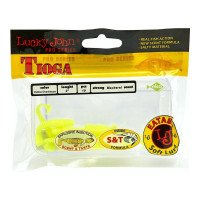 Съедобные искусственные виброхвосты LUCKY JOHN LJ Pro Series TIOGA 2.0in, цвет S88,10шт. 140102-S88