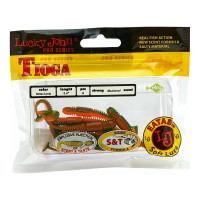 Съедобные искусственные виброхвосты LUCKY JOHN LJ Pro Series TIOGA 2.4in, цвет T56, 9шт. 140119-T56