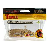 Съедобные искусственные виброхвосты LUCKY JOHN LJ Pro Series TIOGA 2.4in, цвет S10, 9шт. 140119-S10