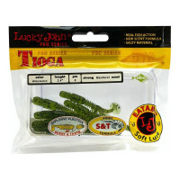 Съедобные искусственные виброхвосты LUCKY JOHN LJ Pro Series TIOGA 2.4in, цвет PA01, 9шт. 140119-PA01