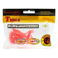 Съедобные искусственные виброхвосты LUCKY JOHN LJ Pro Series TIOGA 2.4in, цвет F05, 9шт. 140119-F05