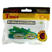 Съедобные искусственные виброхвосты LUCKY JOHN LJ Pro Series TIOGA 2.4in, цвет T50, 9шт. 140119-T50