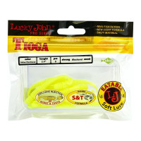 Съедобные искусственные виброхвосты LUCKY JOHN LJ Pro Series TIOGA 2.4in, цвет S88, 9шт. 140119-S88