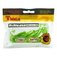 Съедобные искусственные виброхвосты LUCKY JOHN LJ Pro Series TIOGA 2.4in, цвет T18, 9шт. 140119-T18
