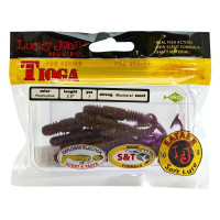 Съедобные искусственные виброхвосты LUCKY JOHN LJ Pro Series TIOGA 2.9in, цвет S13, 7шт. 140103-S13
