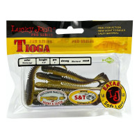 Съедобные искусственные виброхвосты LUCKY JOHN LJ Pro Series TIOGA 2.9in, цвет T36, 7шт. 140103-T36