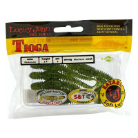 Съедобные искусственные виброхвосты LUCKY JOHN LJ Pro Series TIOGA 3.4in, цвет PA01, 6шт. 140127-PA01