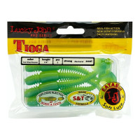 Съедобные искусственные виброхвосты LUCKY JOHN LJ Pro Series TIOGA 3.9in, цвет T57, 5шт. 140104-T57