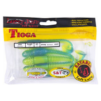 Съедобные искусственные виброхвосты LUCKY JOHN LJ Pro Series TIOGA 4.5in, цвет T50, 5шт. 140185-T50