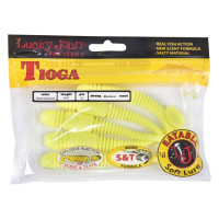 Съедобные искусственные виброхвосты LUCKY JOHN LJ Pro Series TIOGA 4.5in, цвет S88, 5шт. 140185-S88