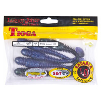 Съедобные искусственные виброхвосты LUCKY JOHN LJ Pro Series TIOGA 4.5in, цвет T52, 5шт. 140185-T52