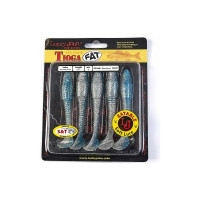 Съедобные искусственные виброхвосты LUCKY JOHN LJ Pro Series TIOGA FAT 3.9in, цвет T05, 5шт. 140146-T05