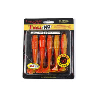 Съедобные искусственные виброхвосты LUCKY JOHN LJ Pro Series TIOGA FAT 3.9in, цвет T26, 5шт. 140146-T26