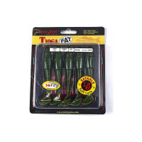 Съедобные искусственные виброхвосты LUCKY JOHN LJ Pro Series TIOGA FAT 3.9in, цвет PA16, 5шт. 140146-PA16