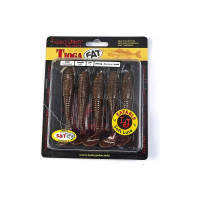 Съедобные искусственные виброхвосты LUCKY JOHN LJ Pro Series TIOGA FAT 3.9in, цвет S13, 5шт. 140146-S13