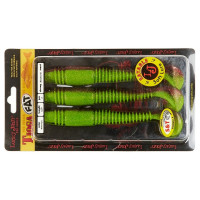 Съедобные искусственные виброхвосты LUCKY JOHN LJ Pro Series TIOGA FAT 5.8in, цвет T44, 3шт. 140148-T44
