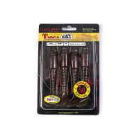 Съедобные искусственные виброхвосты LUCKY JOHN LJ Pro Series TIOGA FAT 4.5in, цвет PA03, 4шт. 140147-PA03