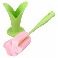 Губка-щетка МУЛЬТИДОМ Цветок с подставкой NEW VL58-299