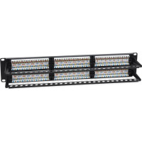 Патч-панель Cabeus 2U, 48 портов, RJ-45, категория 6, PL-48-Cat.6-Dual