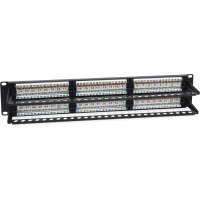 Патч-панель Cabeus 2U, 48 портов, RJ-45, категория 6, PL-48-Cat.6-Dual